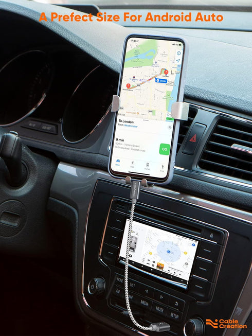 CableCreation 6 inch USB C Cable , Short USB to USB C 3A Fast Charging Cable, Braided USB C Male to USB Male Cable for Power Bank, Galaxy S23, iPa...